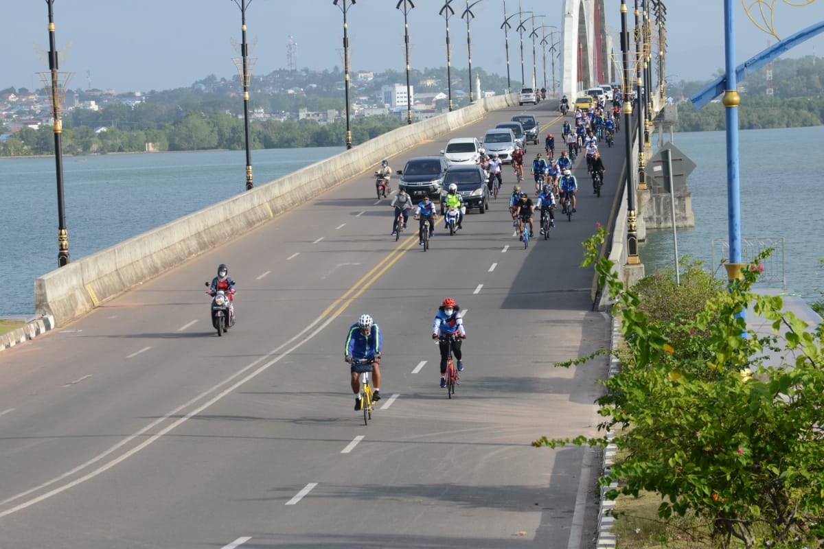 Gowes Danlantamal IV Perangi Pandemi Ancaman Covid-19