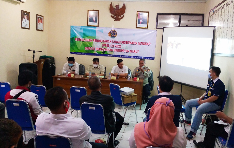 Kakan BPN/ATR Garut Sosialisasikan Program PTSL 2021