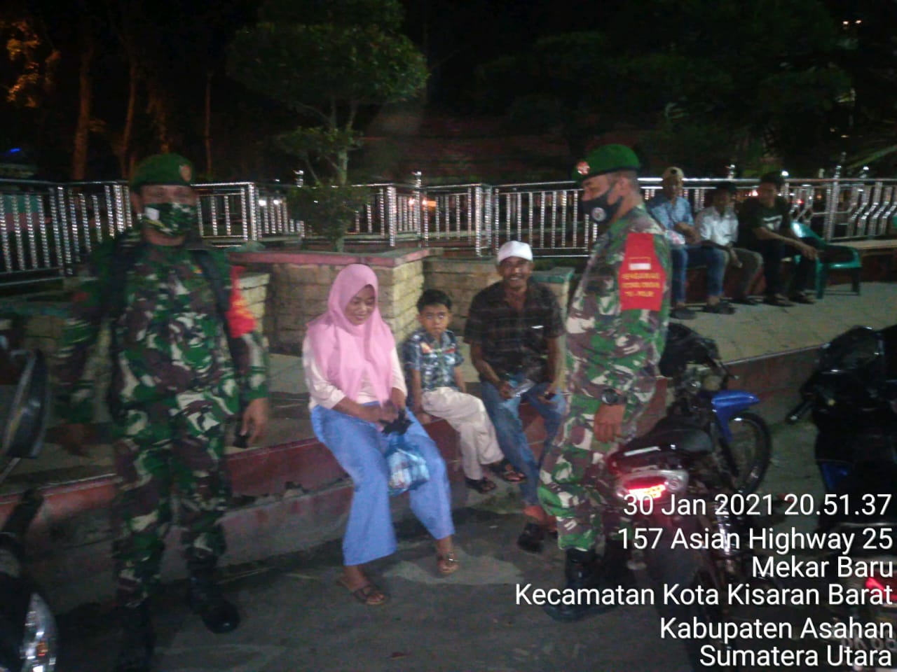 Personel Siaga Makodim 0208/Asahan Laksanakan Patroli Diwilayah Kisaran