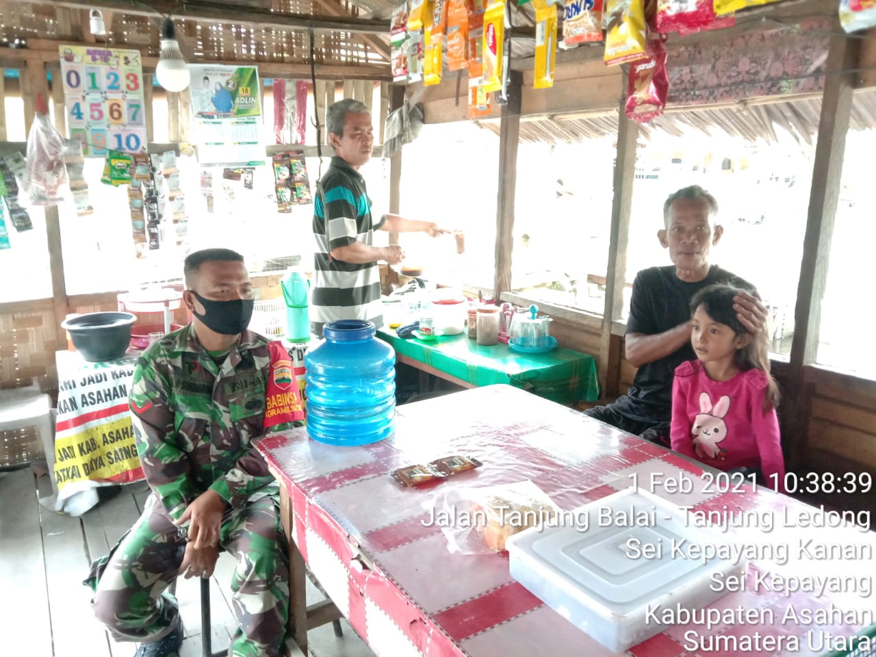 Cegah Penyebaran Covid-19 Diwilayah Binaan, Personel Jajaran Kodim 0208/Asahan Laksanakan Komsos Bersama Warga Binaan