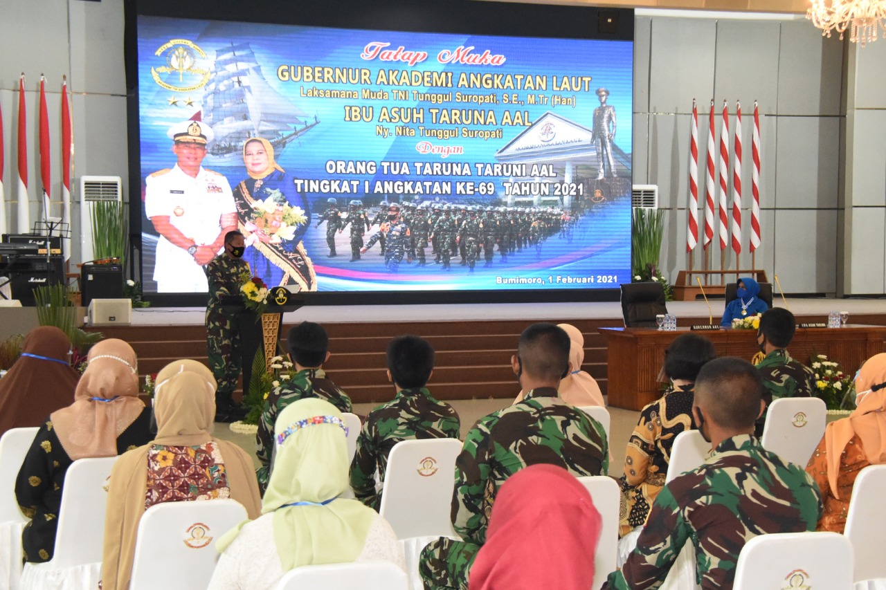 Jalin Komunikasi, Gubernur AAL Silaturahmi Dengan Orang Tua Taruna Tingkat l Angkatan Ke-69