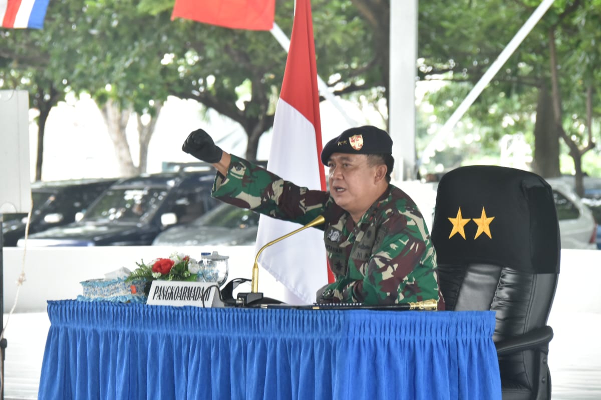 Pangkoarmada II Berikan Pembekalan Kepada Satgas Maritim TNI Konga XXVIII-M Unifil Lebanon TA. 2021