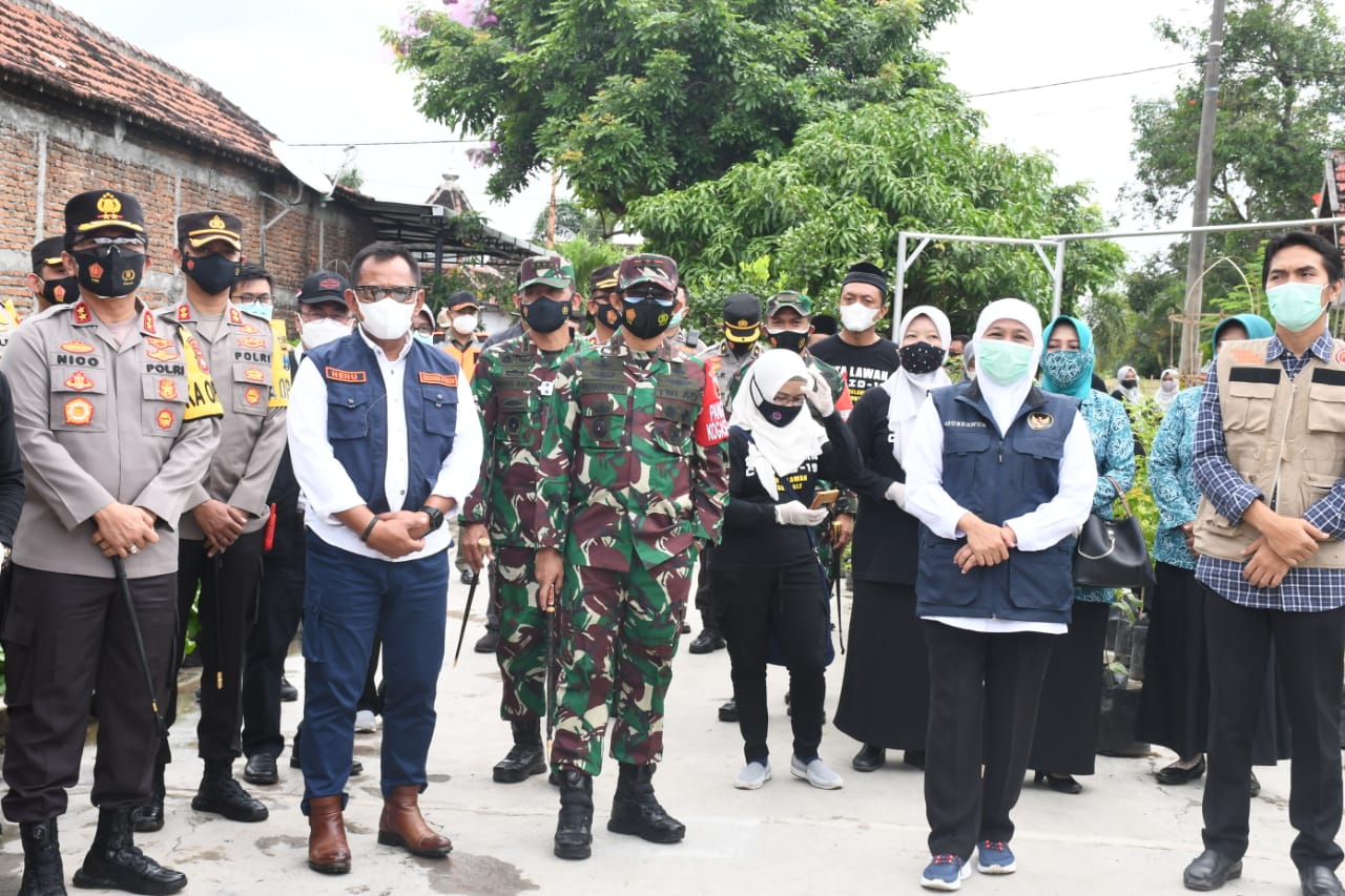 Danrem 081/DSJ Dampingi Forkopimda Jatim Tinjau KTS di Desa Ngale Madiun