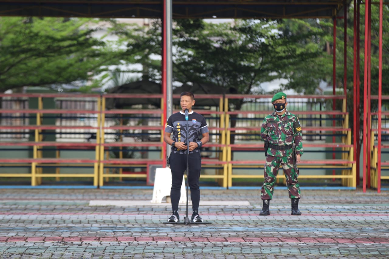 Pimpin Apel Pagi Gabungan, Pangdam XII/TPR : SDM Prajurit Harus Terus Dilatih dan Didayagunakan