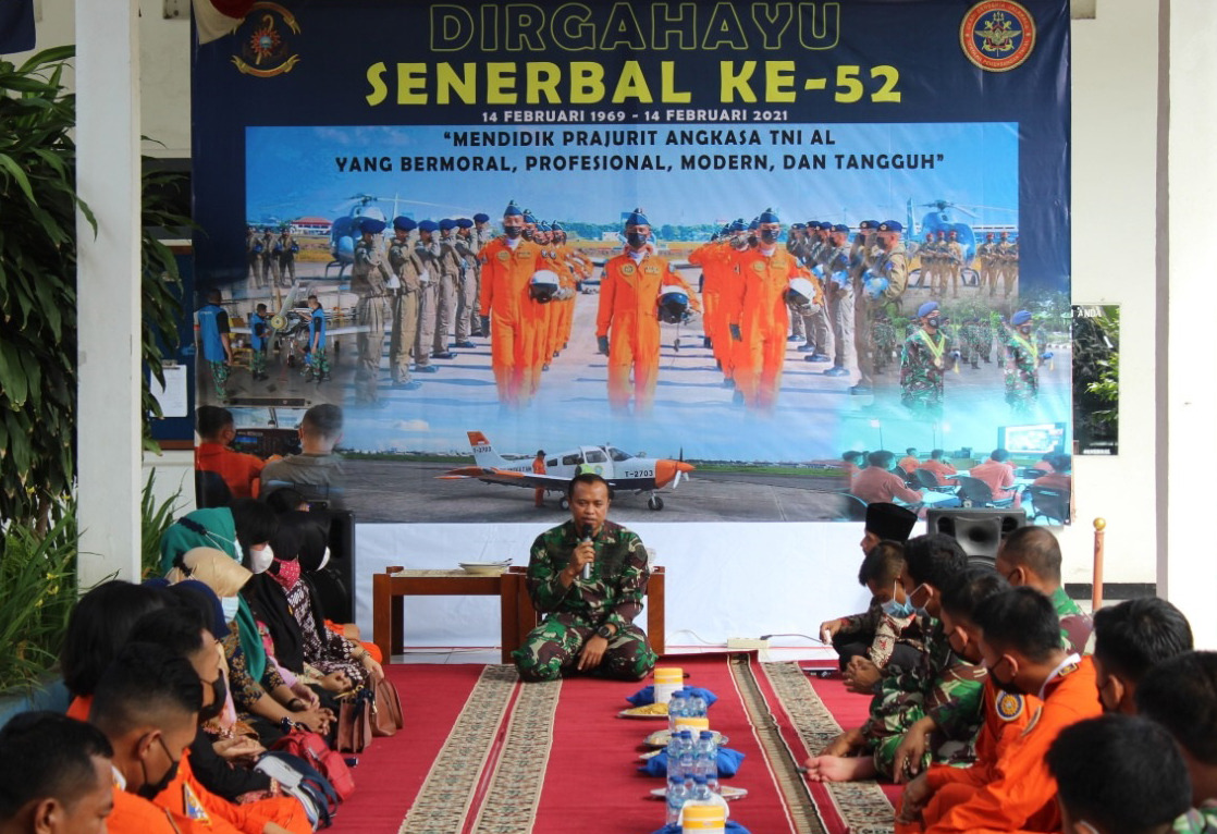 Prajurit Senerbal Kodiklatal Peringati HUT Senerbal ke-52 Tahun 2021 Secara Sederhana