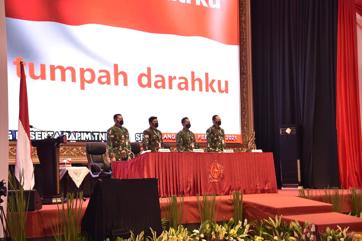 Panglima TNI Buka Rapat Pimpinan TNI Tahun 2021