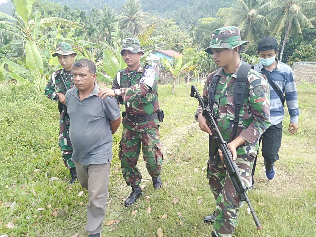 Hadapi Ancaman, Prajurit Lanud Mus Laksanakan Pengejaran Musuh Dalam Latihan Hanlan