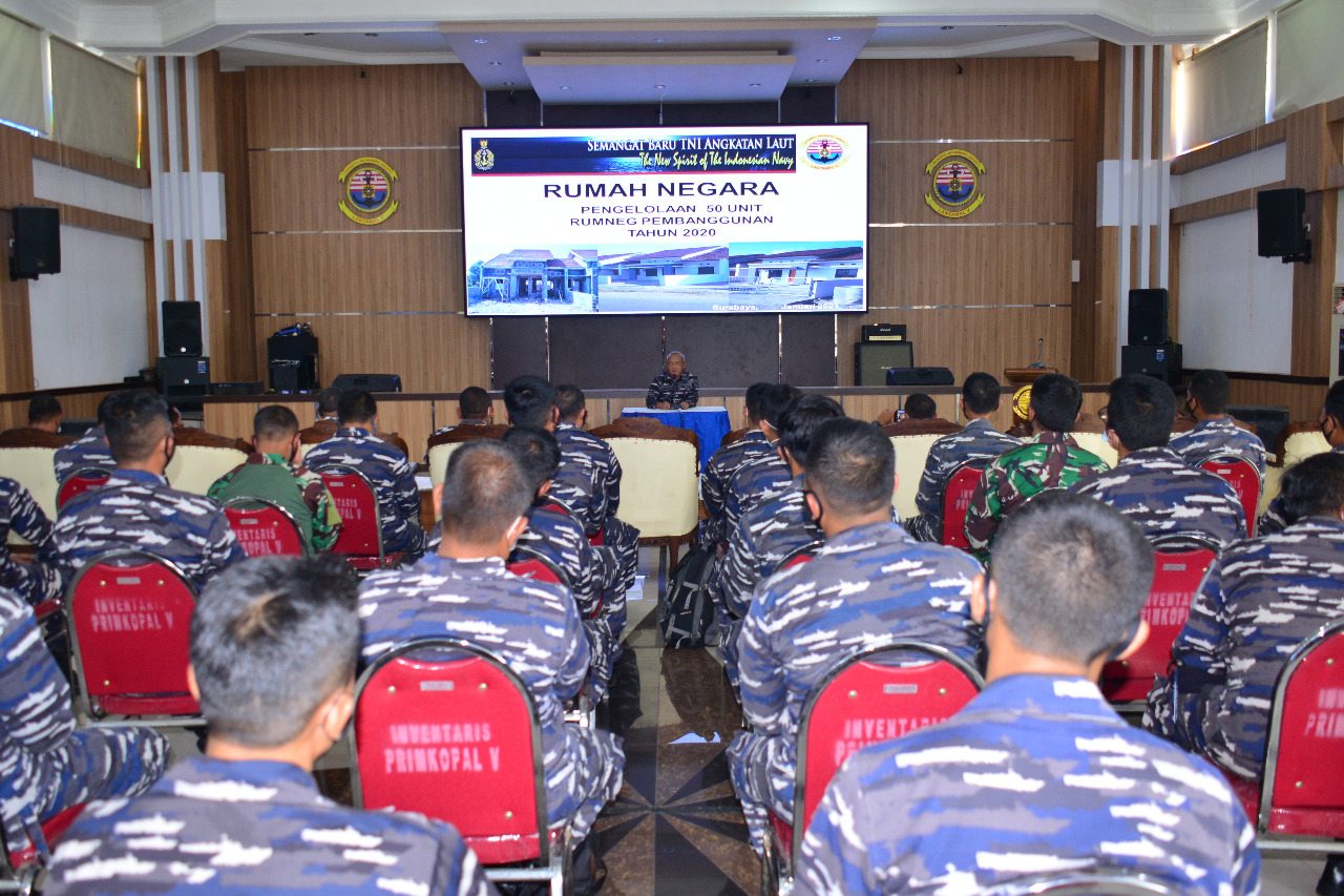 Lantamal V Salurkan 50 Rumah Bagi Personel TNI AL Wilayah Surabaya