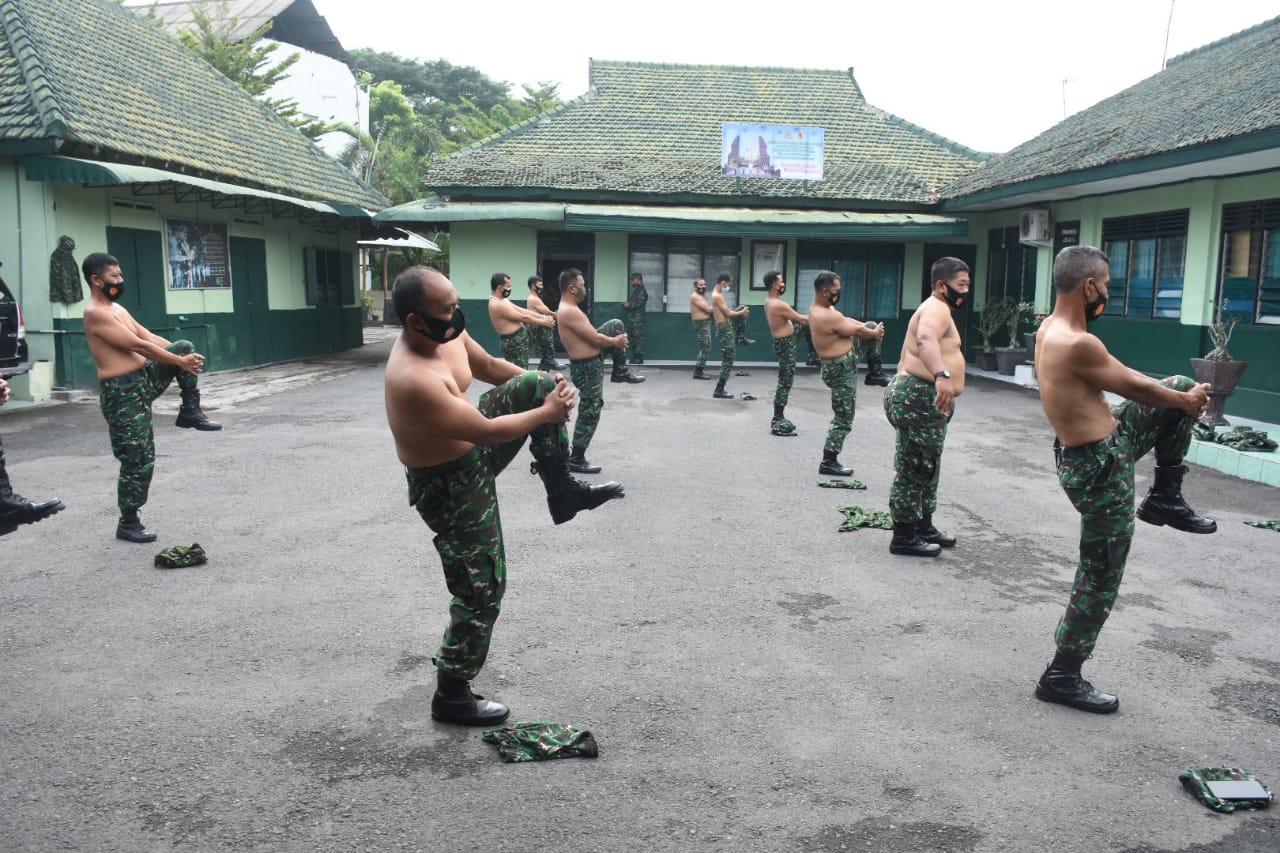 Jaga Kesehatan Dimasa Pandemi, Dandim Madiun Ingatkan Pentingnya Olahraga