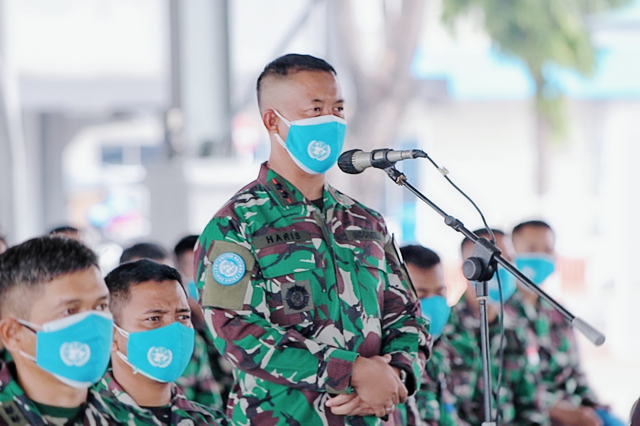 Satgas MTF TNI Kontingen Garuda XXVIII-M UNIFIL Terima Pengarahan Kadiskesal