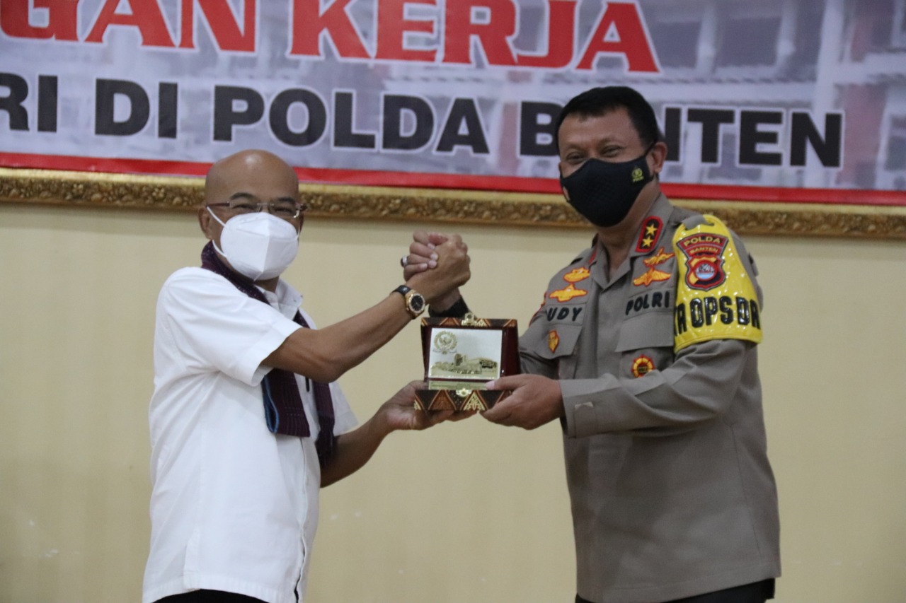 Polda Banten Terima Kunjungan Kerja Komisi 3 DPR RI