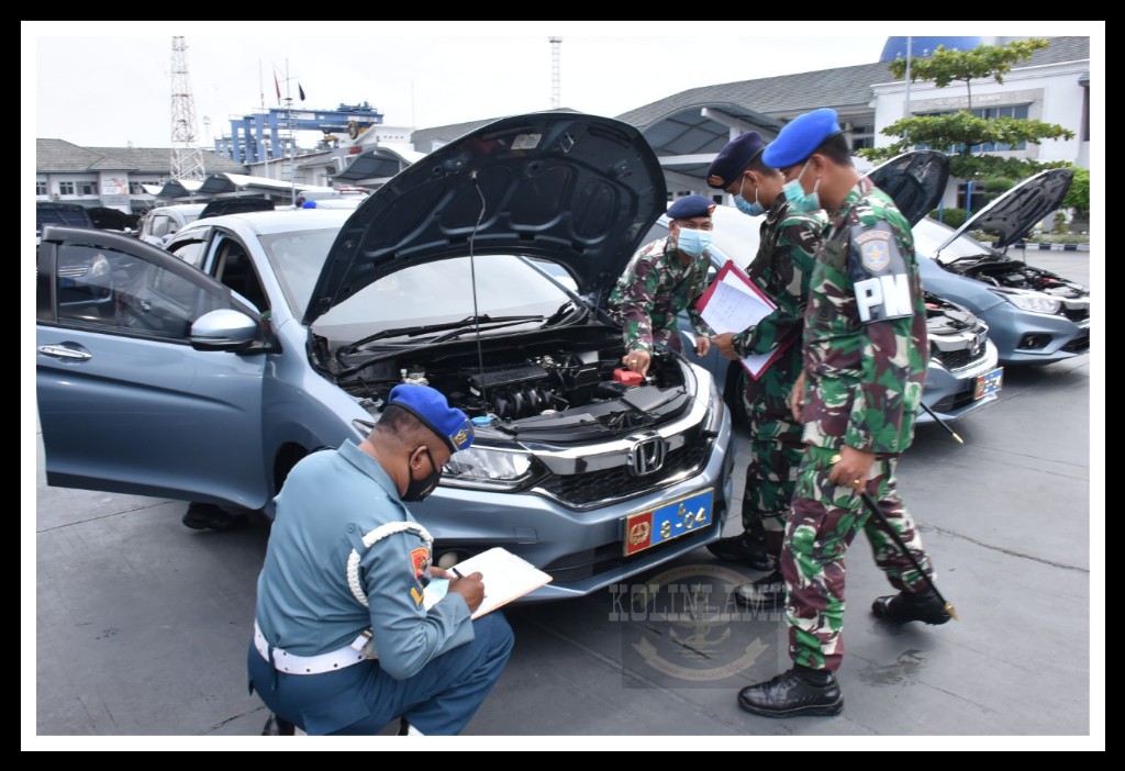 Kolinlamil Gelar Pemeriksaan Kendaraan Dinas