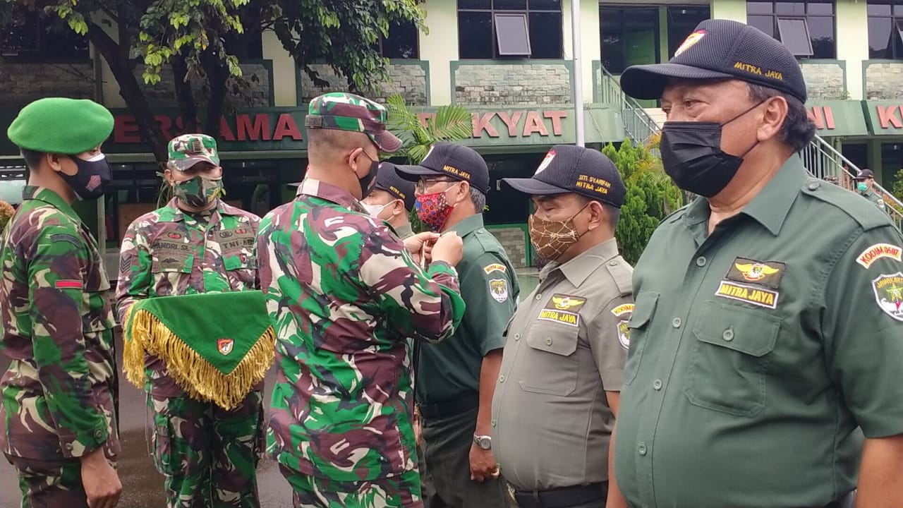 Dandim 0507/Bekasi Mengukuhkan Pengurus Mitra Jaya Tahun 2021