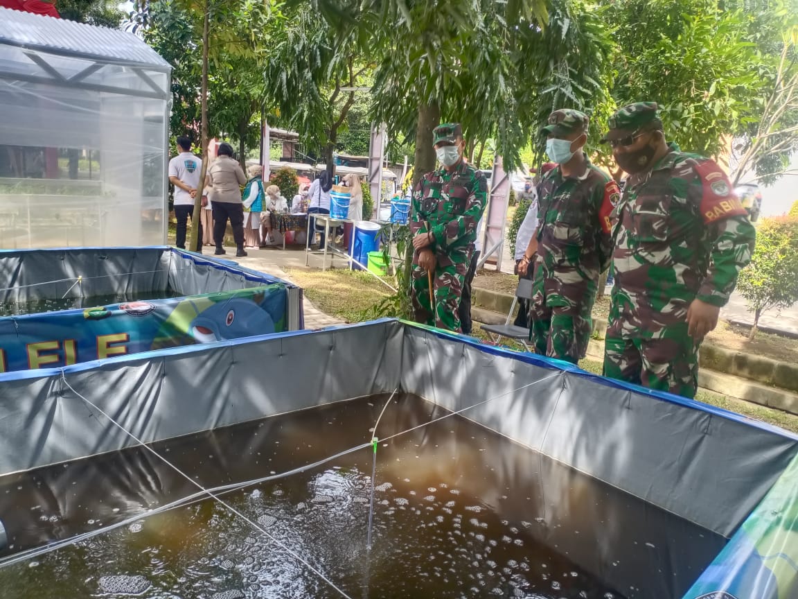 Dandim 0506/Tgr Dampingi Kapolda Metro Jaya Tinjau Kampung Tangguh Jaya