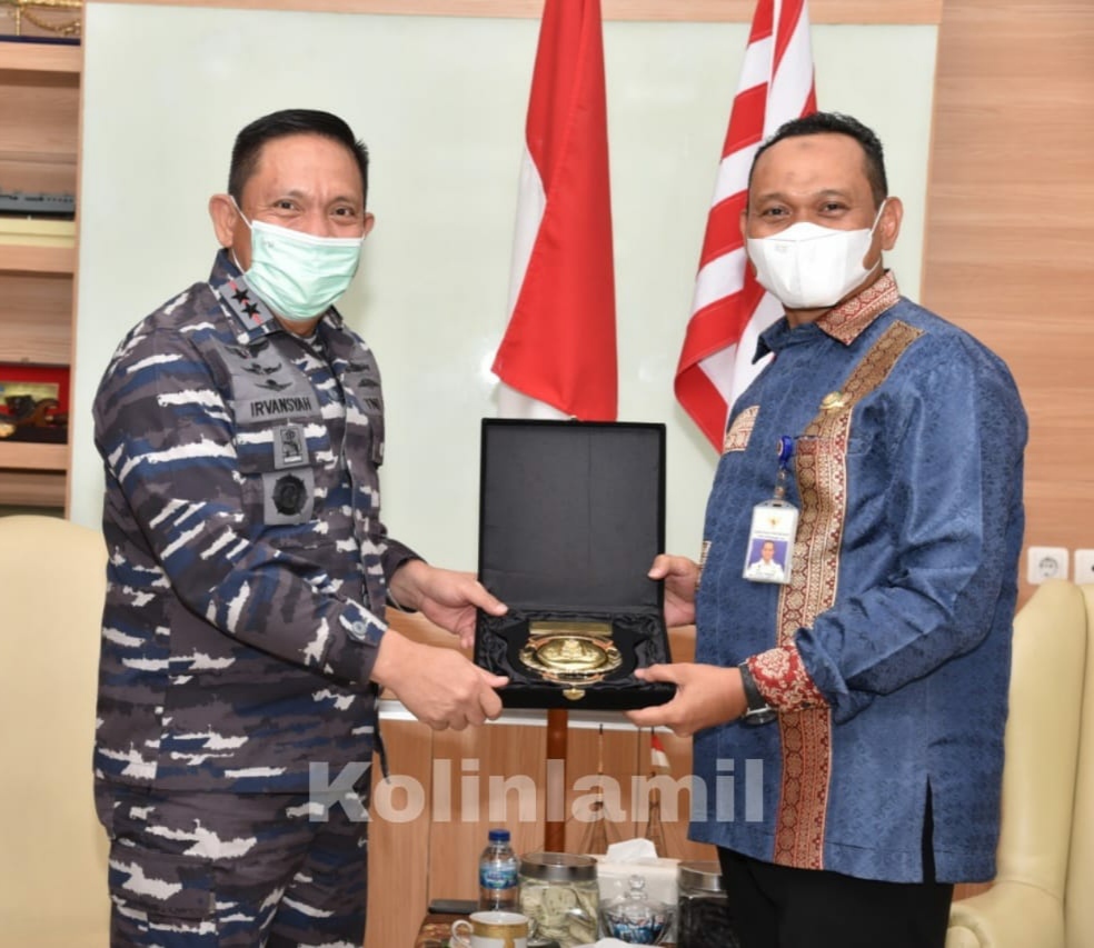 Pangkolinlamil Terima Kunjungan Kepala Kantor Kesyahbandaran Utama Tanjung Priok