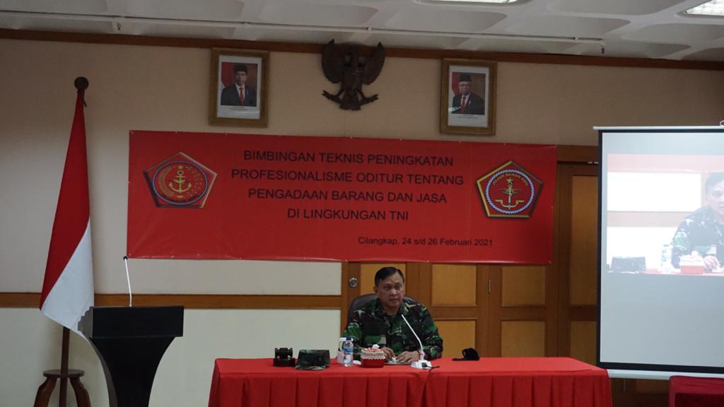 Oditur Jenderal TNI Buka Bimbingan Teknis Peningkatan Profesionalisme Oditur