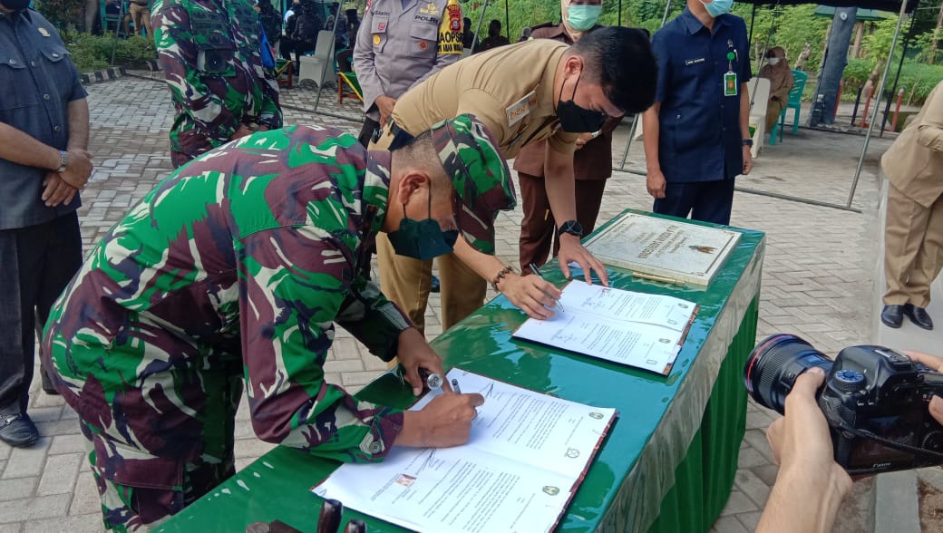 Bupati Gowa Resmikan Pembukaan TMMD Ke 110 Tahun 2021 Kodim 1409/Gowa