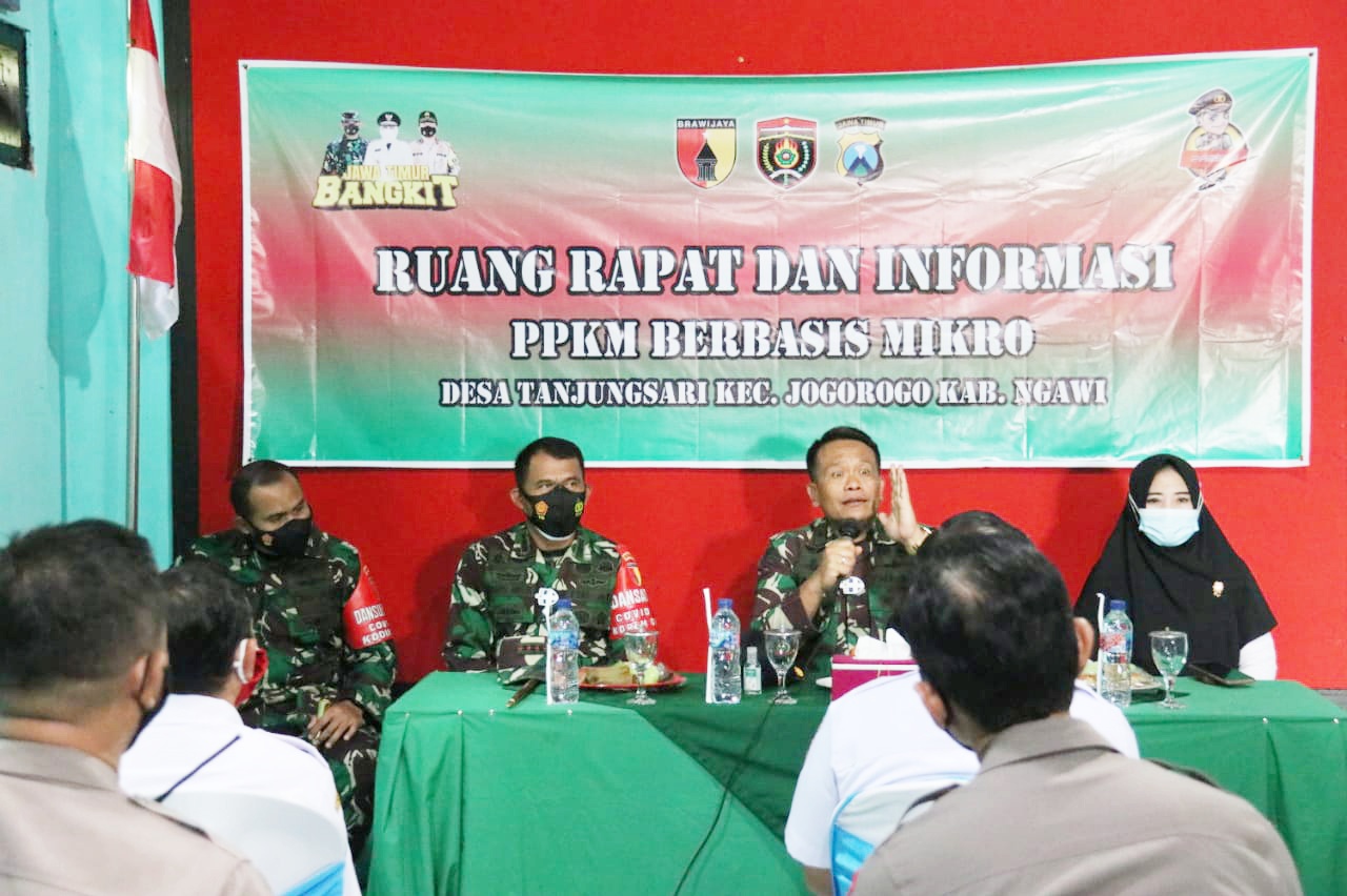 Dampingi Brigjen TNI Yoyok Bagus, Ini Pesan Danrem Kepada Masyarakat Ngawi