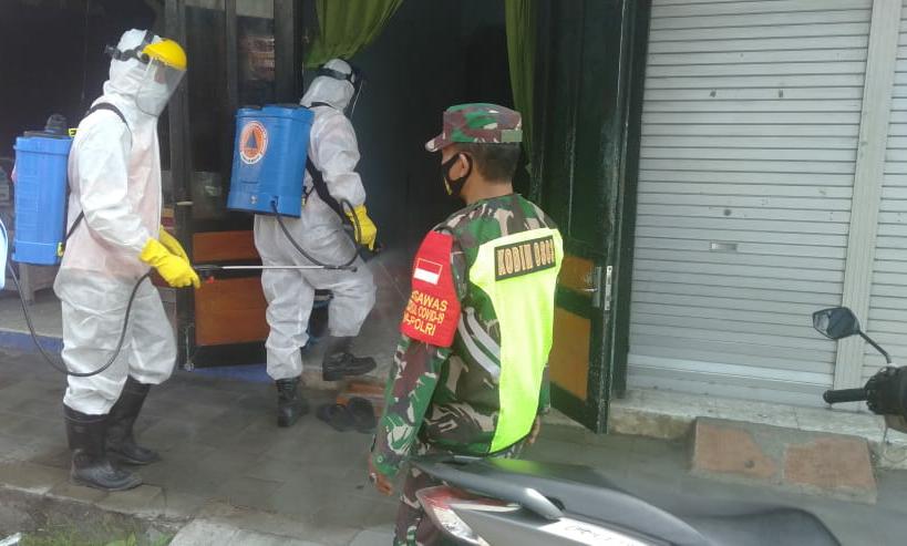 Kodim 0803/Madiun Terus Berupaya Tekan Penyebaran Covid-19 Di Wilayah Teritorialnya.