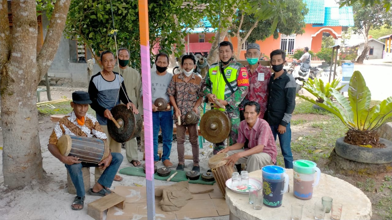 Komsos Dengan Ketua Alat Musik Tradisional Gendang Panjang