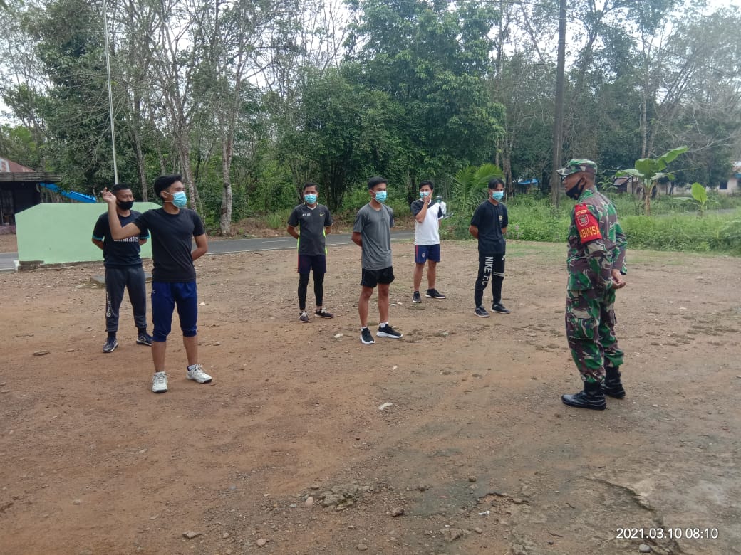 Pos Koramil Kec.Limpasu Bina Pemuda Yang Ingin Menjadi TNI