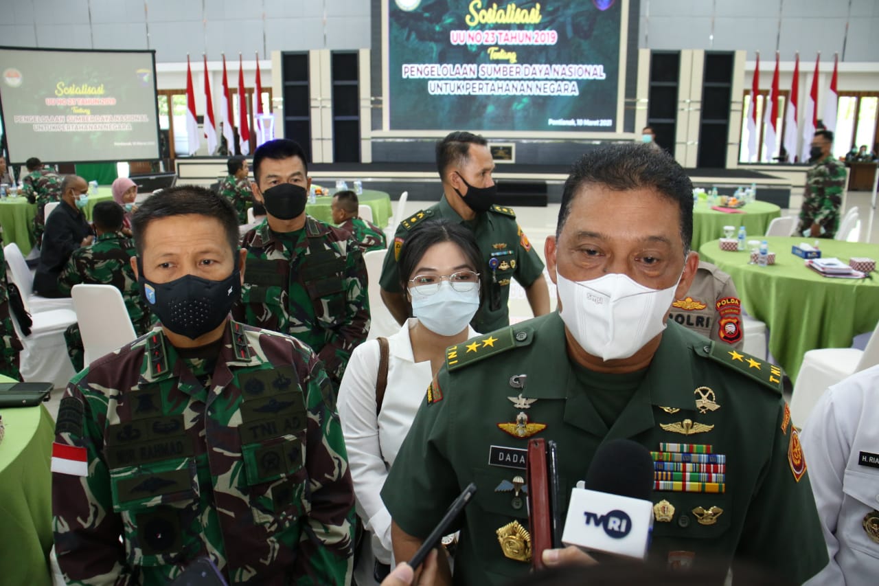 Dirjen Pothan Kemenhan RI Bersama Kodam XII/Tpr Sosialisasikan Pembentukan Komponen Cadangan