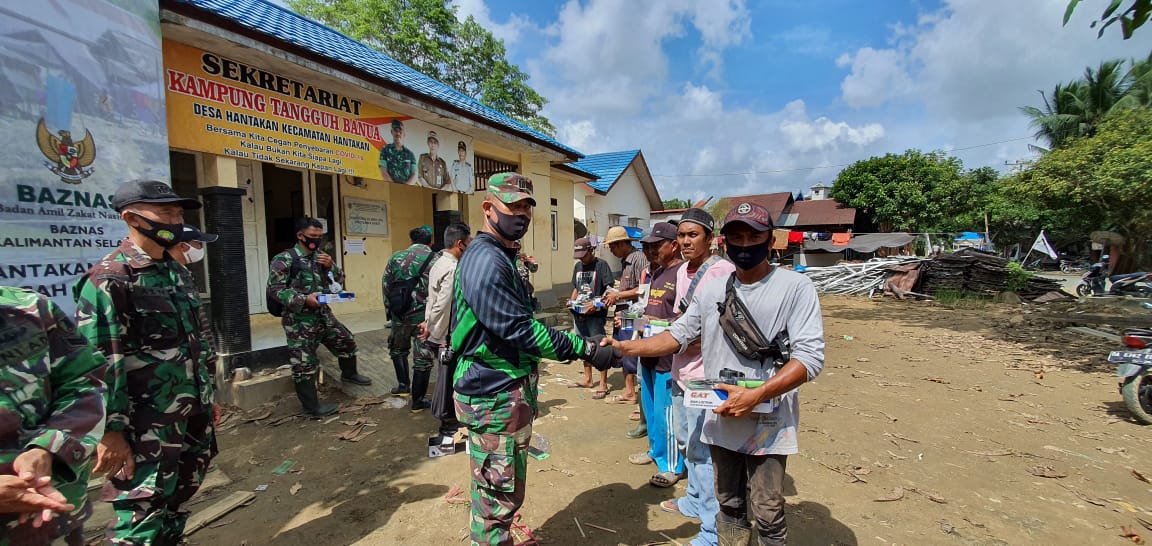 Kembali 6 Unit Huntara Di Hantakan Mulai Di Bangun