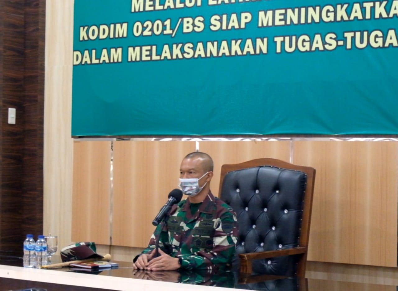 Kodim 0201/BS Siap Tingkatkan Kemampuan Dalam Tugas Kewilayahan