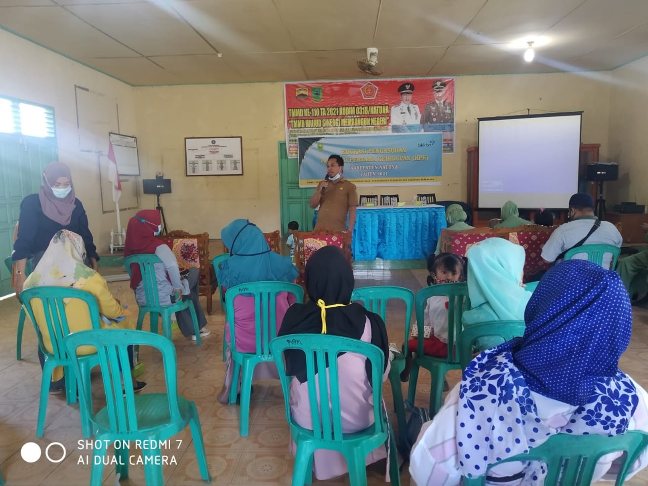 Dalam Rangka TMMD Ke 110, Kodim 0318/Natuna Gelar Penyuluhan dan Edukasi Pengasuhan 1000 Hari Pertama Kehidupan