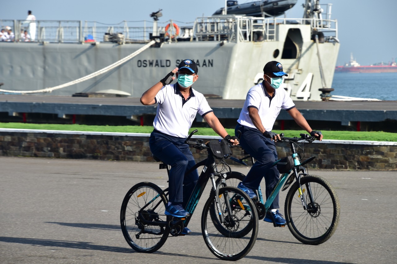 Sambil Gowes, Pangkoarmada II Inspeksi Fasilitas Dilingkungan DBAL