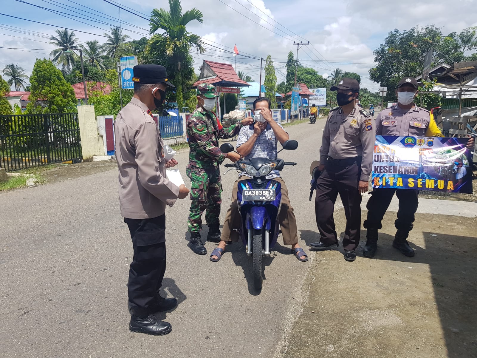 Guna Memutus Mata Rantai Covid-19, TNI-Polri Laksanakan Gakplin Protkes