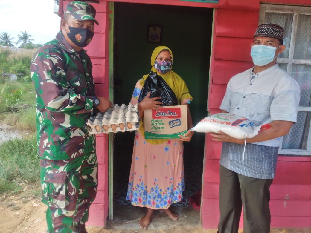 Peduli Sesama, Kodim 0104/Atim Gelar Jum’at Berkah