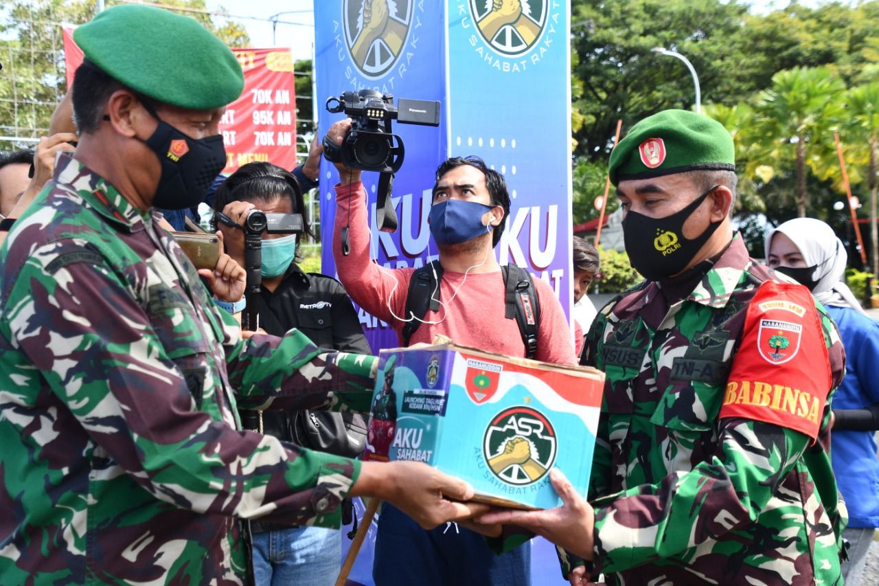 Peluncuran Aku Sahabat Rakyat ( ASR ) oleh Danrem 142/Tatag di Mamuju