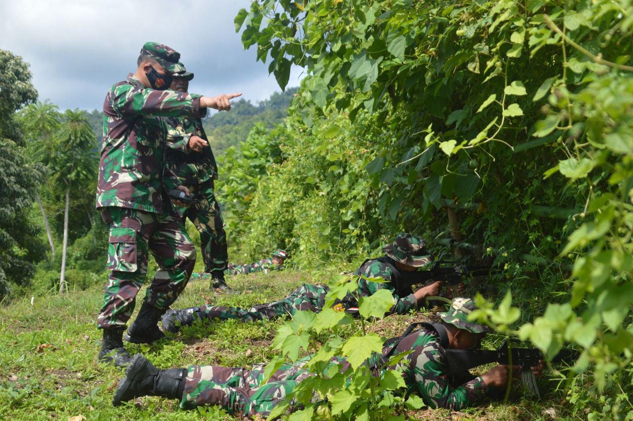 Korem 142/Tatag Laksanakan Uji Protap Satuan