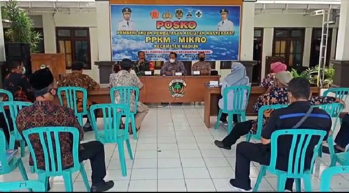 Forkopimcam Madiun Gelar Rapat Koordinasi Pembelajaran Tatap Muka (PTM)