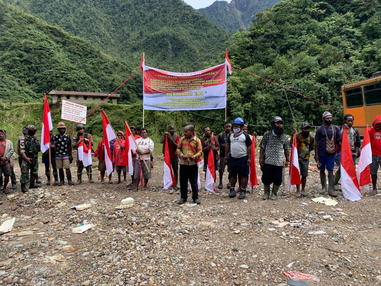 Deklarasi Warga Pegunungan Papua,  Tolak Kekerasan yang Dilakukan KKB Papua