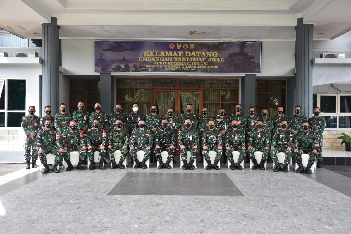 Danrem 081/DSJ Siap Dukung Pelaksanaan Audit Kinerja Itjen TNI