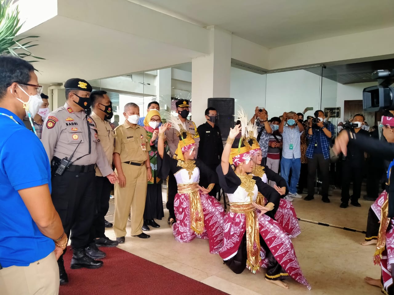 Polres Serang Kota Gelar Pengamanan Kunker Menparekraf RI