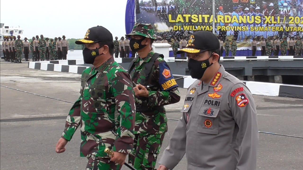 Kapolri dan Panglima TNI Buka Latsitarda Nusantara XLI 2021