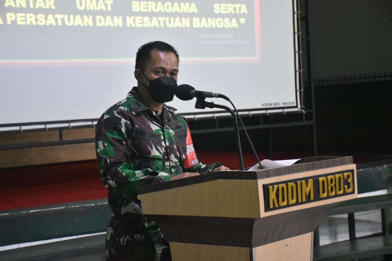 Gelar Pembinaan Kerukunan Umat Beragama, Dandim Madiun Ingatkan Pentingnya Toleransi