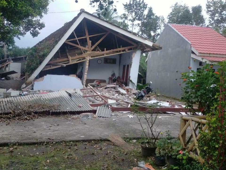 Sebanyak 16 BPBD Kabupaten/Kota se-Jatim Laporkan Dampak Kerusakan Gempabumi Selatan Malang M 6,1