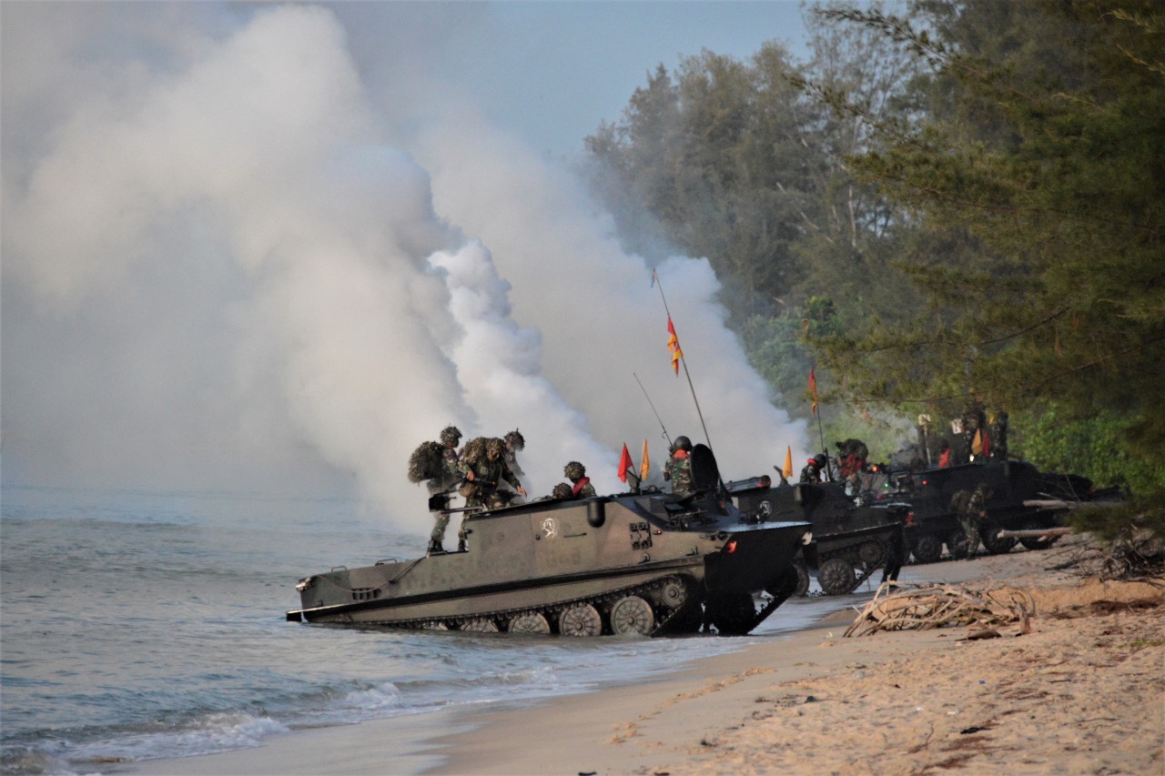 Pasrat Korps Marinir Rebut Pantai Todak Dabo Singkep Kepri