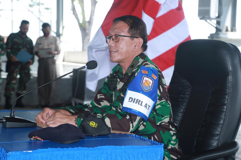 Inspektorat Koarmada II Pimpin Briefing Akhir Latihan Kesiapsiagaan Operasional Koarmada II TA. 2021