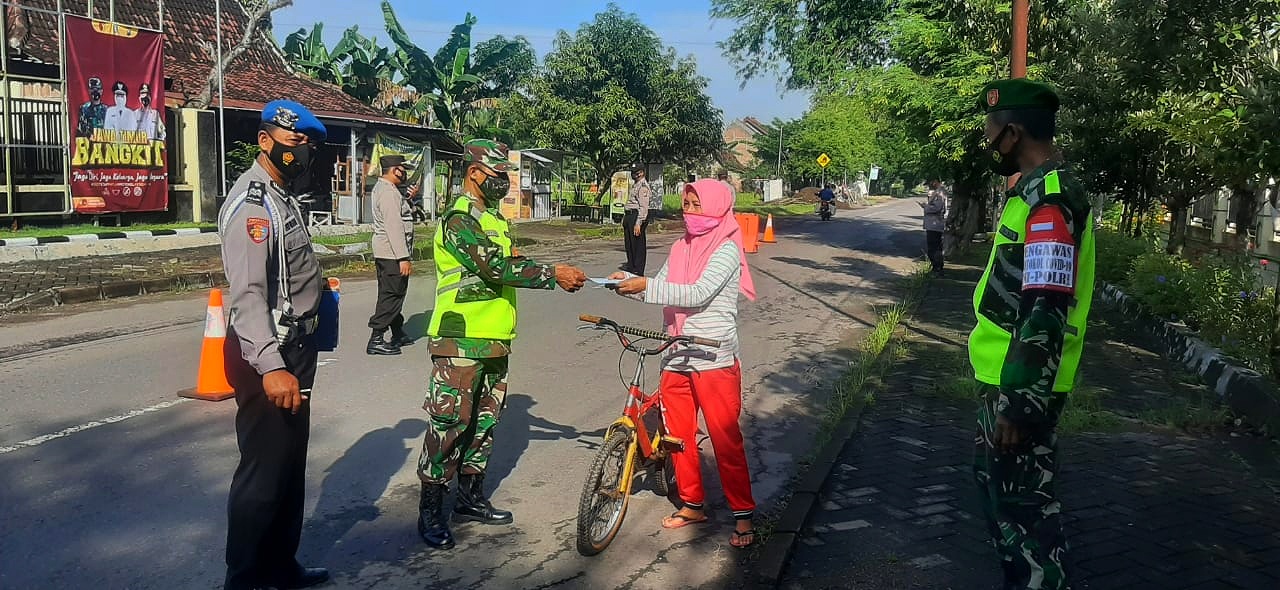 Ini Yang Di Lakukan TNI-Polri Di Ngawi Terus Tekan Penyebaran Covid 19