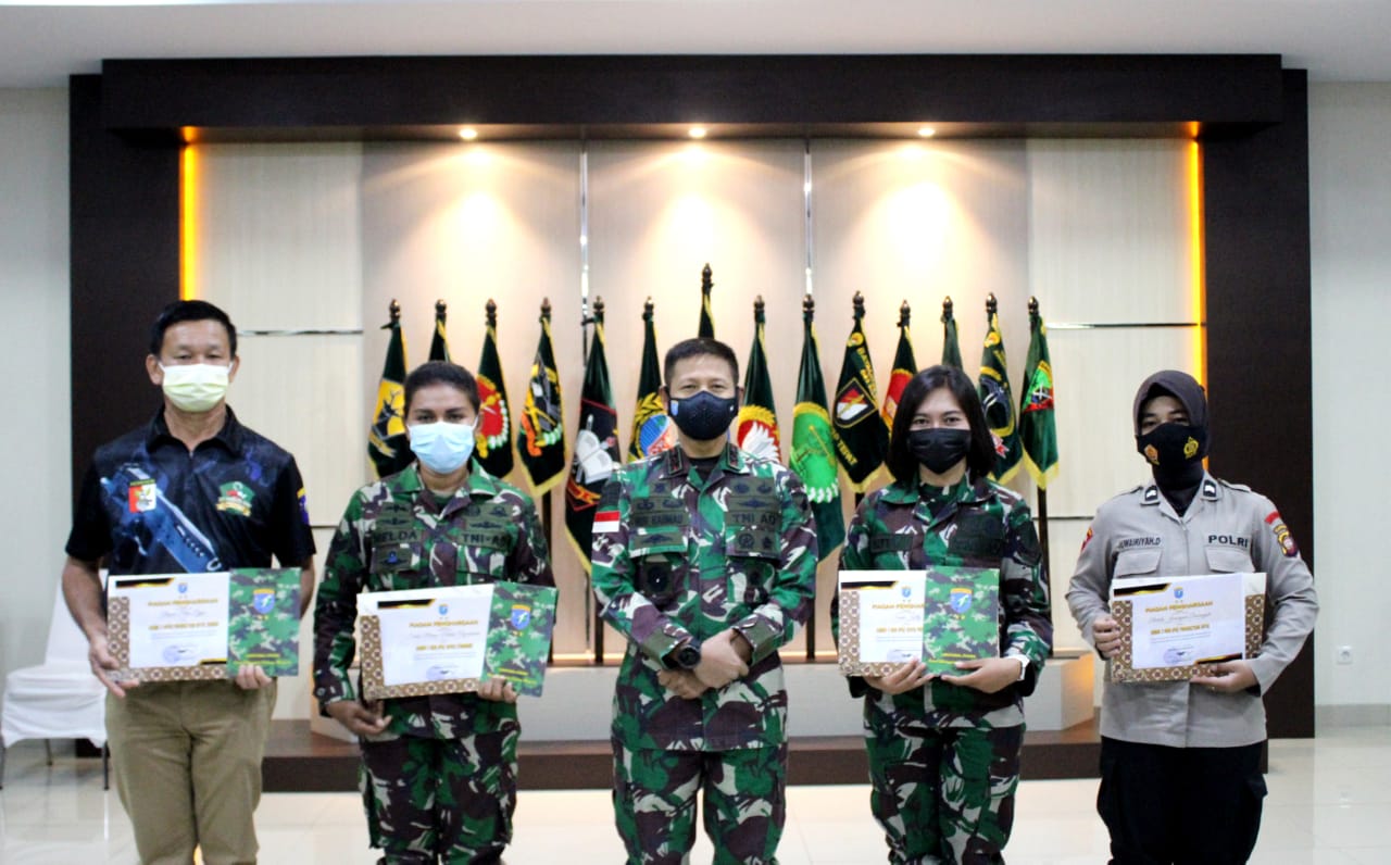 Pangdam XII/Tpr Terima Petembak TASC Usai Ikuti Danjen Kopassus Championship IPSC Internasional