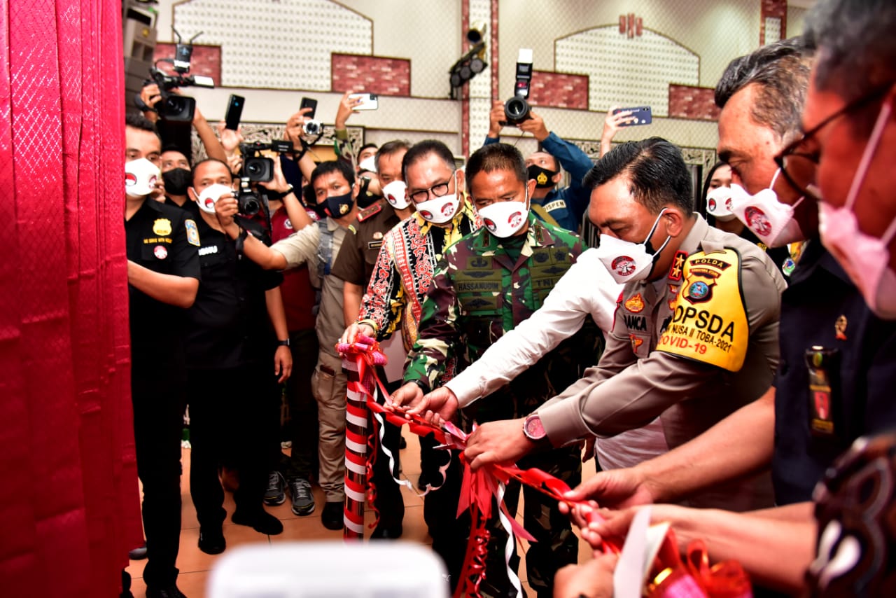 Pangdam I/BB Hadiri Acara Deklarasi Tolak Narkoba Menuju Sumut Bersinar