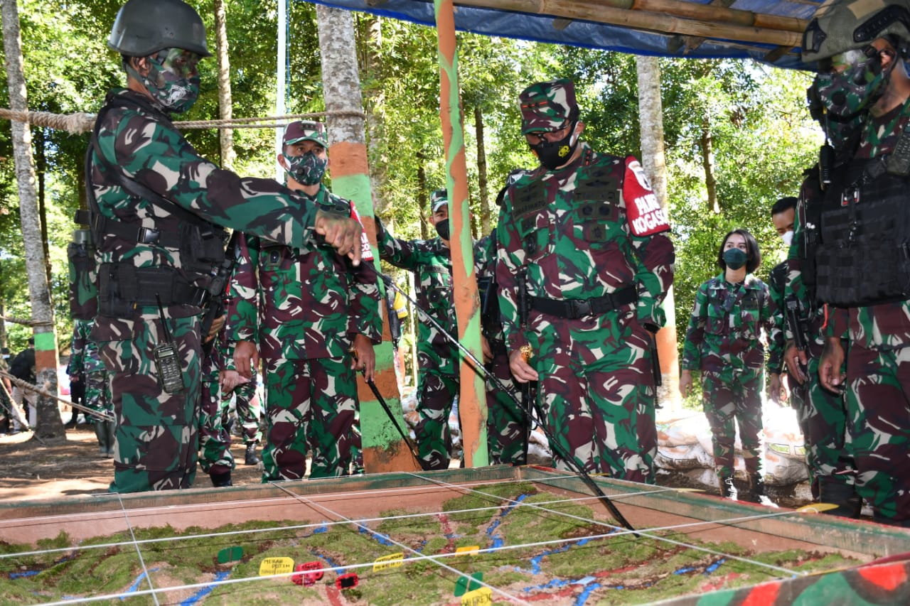 Dampingi Pangdam Tinjau Latihan Pratugas Yonif 521/DY, Danrem 081/DSJ Sampaikan Optimismenya