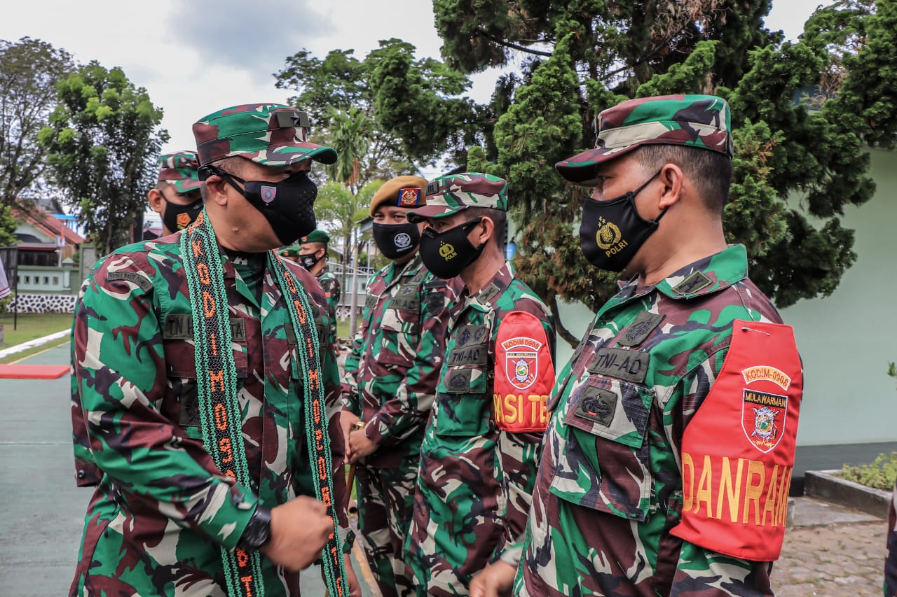 Kasdam Mulawarman Kunjungi Kodim 0908/BTG, Beri Pengarahan Prajurit, Minta Anggota Bertugas Maksimal