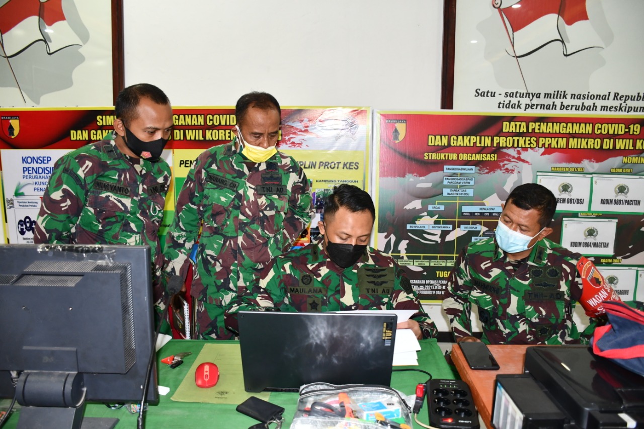 Danrem 081/DSJ Antusias Terima Tim Audit Kinerja Itjen TNI