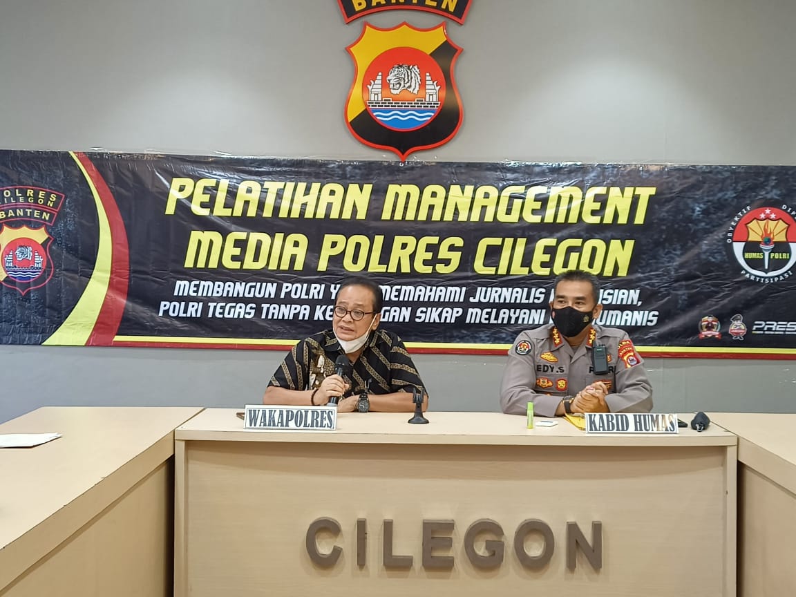 Pelatihan Jurnalisme Kepolisian di Polres Cilegon